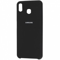 Чехол Silicone Cover (AA) для Samsung Galaxy A20 / A30 Чорний (29020)
