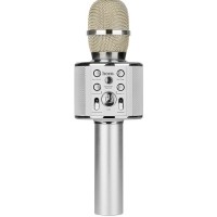Караоке Микрофон-колонка Hoco BK3 Cool Серебристый (13900)