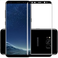 Защитное цветное 3D стекло Mocoson (full glue) для Samsung G950 Galaxy S8 Чорний (18429)