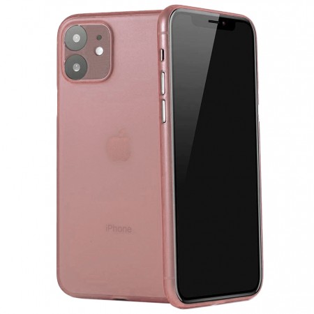 PP накладка LikGus Ultrathin 0,3 mm для Apple iPhone 11 (6.1'') Рожевий (1586)