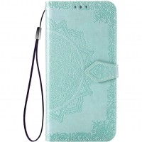 Кожаный чехол (книжка) Art Case с визитницей для Xiaomi Redmi 7 Бирюзовый (21674)