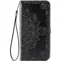 Кожаный чехол (книжка) Art Case с визитницей для Samsung Galaxy M20 Чорний (1631)