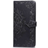 Кожаный чехол (книжка) Art Case с визитницей для Samsung Galaxy M10 Черный (1632)