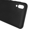 Ультратонкий дышащий чехол Grid case для Samsung Galaxy M10 Чорний (1681)