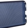 Ультратонкий дышащий чехол Grid case для Samsung Galaxy M20 Синий (1685)