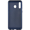 Ультратонкий дышащий чехол Grid case для Samsung Galaxy M30 Синій (1687)