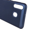 Ультратонкий дышащий чехол Grid case для Samsung Galaxy M30 Синій (1687)