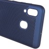 Ультратонкий дышащий чехол Grid case для Samsung Galaxy A20 / A30 Синій (1678)