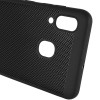 Ультратонкий дышащий чехол Grid case для Samsung Galaxy A20 / A30 Чорний (1679)