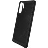Ультратонкий дышащий чехол Grid case для Huawei P30 Pro Чорний (13053)