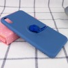 TPU чехол Summer ColorRing под магнитный держатель для Apple iPhone XS Max (6.5'') Синий (1723)