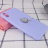 TPU чехол Summer ColorRing под магнитный держатель для Apple iPhone XS Max (6.5'') Фиолетовый (1724)
