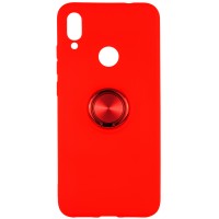 TPU чехол Summer ColorRing под магнитный держатель для Xiaomi Redmi 7 Красный (1726)