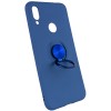TPU чехол Summer ColorRing под магнитный держатель для Xiaomi Redmi 7 Синий (1729)