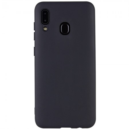 Чехол Silicone Cover with Magnetic для Samsung Galaxy A20 / A30 Чорний (1737)