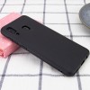 Чехол Silicone Cover with Magnetic для Samsung Galaxy A20 / A30 Черный (1737)