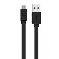 Дата кабель Hoco X5 Bamboo USB to Lightning (100см) Черный (13903)