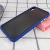 TPU+PC чехол LikGus Maxshield для Apple iPhone XS Max (6.5'') Синій (1760)