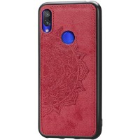 TPU+Textile чехол Mandala с 3D тиснением для Xiaomi Redmi Note 7 / Note 7 Pro / Note 7s Червоний (1774)