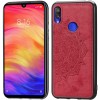 TPU+Textile чехол Mandala с 3D тиснением для Xiaomi Redmi Note 7 / Note 7 Pro / Note 7s Красный (1774)