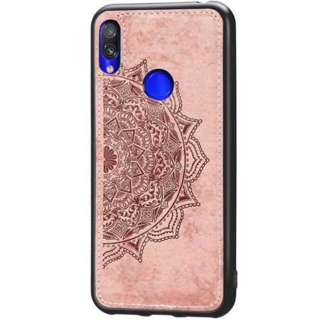 TPU+Textile чехол Mandala с 3D тиснением для Xiaomi Redmi 7 Рожевий (1770)