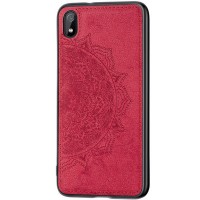 TPU+Textile чехол Mandala с 3D тиснением для Xiaomi Redmi 7A Красный (1778)