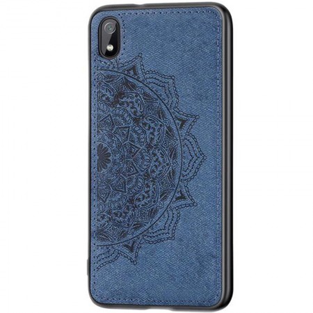 TPU+Textile чехол Mandala с 3D тиснением для Xiaomi Redmi 7A Синий (1780)