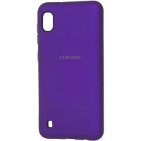 Чехол Silicone Cover Full Protective (AA) для Samsung Galaxy A10 (A105F) Фіолетовий (1783)