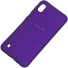 Чехол Silicone Cover Full Protective (AA) для Samsung Galaxy A10 (A105F) Фиолетовый (1783)