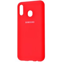 Чехол Silicone Cover Full Protective (AA) для Samsung Galaxy A20 / A30 Червоний (29022)
