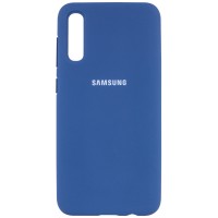 Чехол Silicone Cover Full Protective (AA) для Samsung Galaxy A50 (A505F) / A50s / A30s Синий (1789)