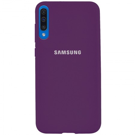 Чехол Silicone Cover Full Protective (AA) для Samsung Galaxy A50 (A505F) / A50s / A30s Фиолетовый (18430)