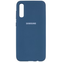 Чехол Silicone Cover Full Protective (AA) для Samsung Galaxy A50 (A505F) / A50s / A30s Синий (1784)