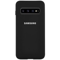 Чехол Silicone Cover Full Protective (AA) для Samsung Galaxy S10+ Чорний (18441)
