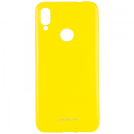 TPU чехол Molan Cano Glossy для Xiaomi Redmi 7 Жовтий (1807)