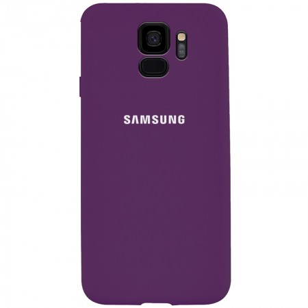 Чехол Silicone Cover Full Protective (AA) для Samsung Galaxy S9 Фиолетовый (31936)