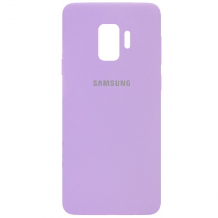 Чехол Silicone Cover Full Protective (AA) для Samsung Galaxy S9 Бузковий (31938)