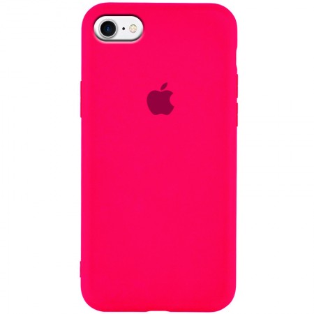 Чехол Silicone Case Slim Full Protective для Apple iPhone 7 / 8 (4.7'') Розовый (1827)