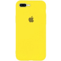 Чехол Silicone Case Slim Full Protective для Apple iPhone 7 plus / 8 plus (5.5'') Желтый (1835)