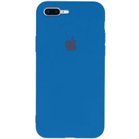 Чехол Silicone Case Slim Full Protective для Apple iPhone 7 plus / 8 plus (5.5'') Синий (1838)