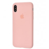 Чехол Silicone Case Slim Full Protective для Apple iPhone XS Max (6.5'') Розовый (1859)