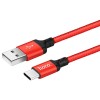 Дата кабель Hoco X14 Times Speed USB to Type-C (1m) Червоний (13905)