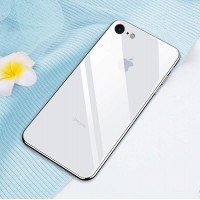 TPU чехол GLOSSY LOGO для Apple iPhone 7 / 8 (4.7'') Білий (12232)