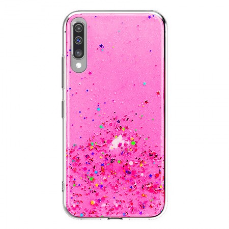 TPU чехол Star Glitter для Samsung Galaxy A50 (A505F) / A50s / A30s Розовый (15509)