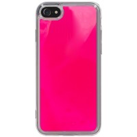 Неоновый чехол Neon Sand glow in the dark для Apple iPhone 7 / 8 / SE (2020) (4.7'') Розовый (1997)