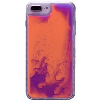 Неоновый чехол Neon Sand glow in the dark для Apple iPhone 7 plus / 8 plus (5.5'') Фиолетовый (2001)