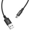 Дата кабель Hoco X14 Times Speed Micro USB Cable (1m) Чорний (22525)