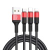 Дата кабель Hoco X26 Xpress Micro USB Cable (1m) Чорний (18427)