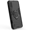 Ударопрочный чехол Transformer Ring for Magnet для Xiaomi Mi CC9 / Mi 9 Lite Черный (29657)