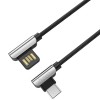 Дата кабель Hoco U42 Exquisite Steel Type-C cable (1.2m) Чорний (23890)